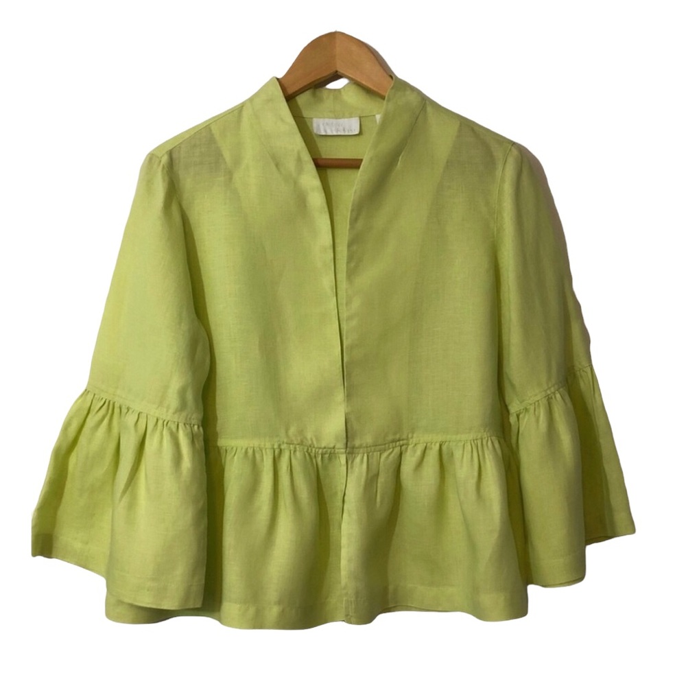 Beautiful Debra DeRoo jacket with lantern sleeves!